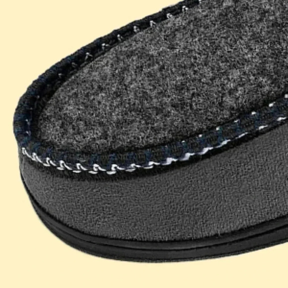 Men\'s Cozy Memory Foam Slippers,Fuzzy Wool-Like Plush Fleece Lined House Slipper main image 5